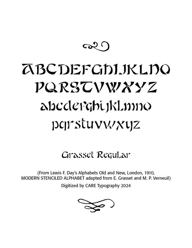 An Art Nouveau Font
